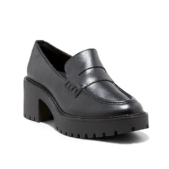 Universal Thread Shoes - Universal Thread Women’s Maisy Platform Black Loafers Grunge Chunky Size 8